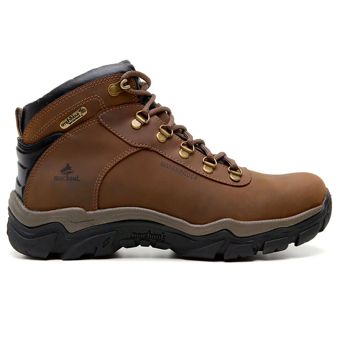 Bota MacBoot Masculina Sanhaço 06 Water Proof Brown Marrom - Loja
