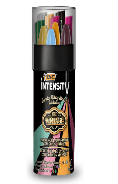 BiCuteシリーズ１０体セット KIT CANETA BIC INTENSITY VINTAGE COM 10 UNIDADES | Atacadão Mec