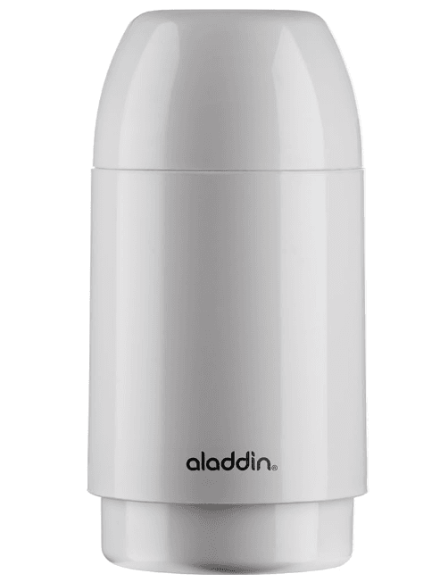 GARRAFA TÉRMICA ALADDIN BRANCA 250ML | Atacadão Mec
