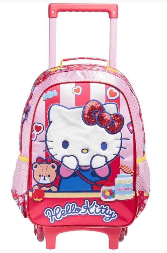 BOLSA XERYUS COM RODA HELLO KITTY R 16 15380 | Atacadão Mec