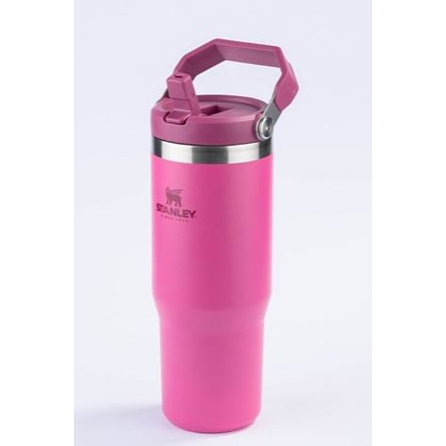 GARRAFA TÉRMICA STANLEY FLIP STRAW ROSA 887ML