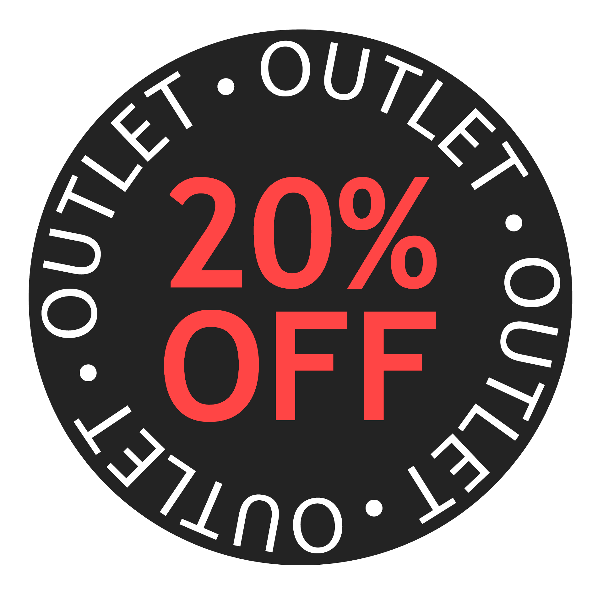 Outlet 20% OFF