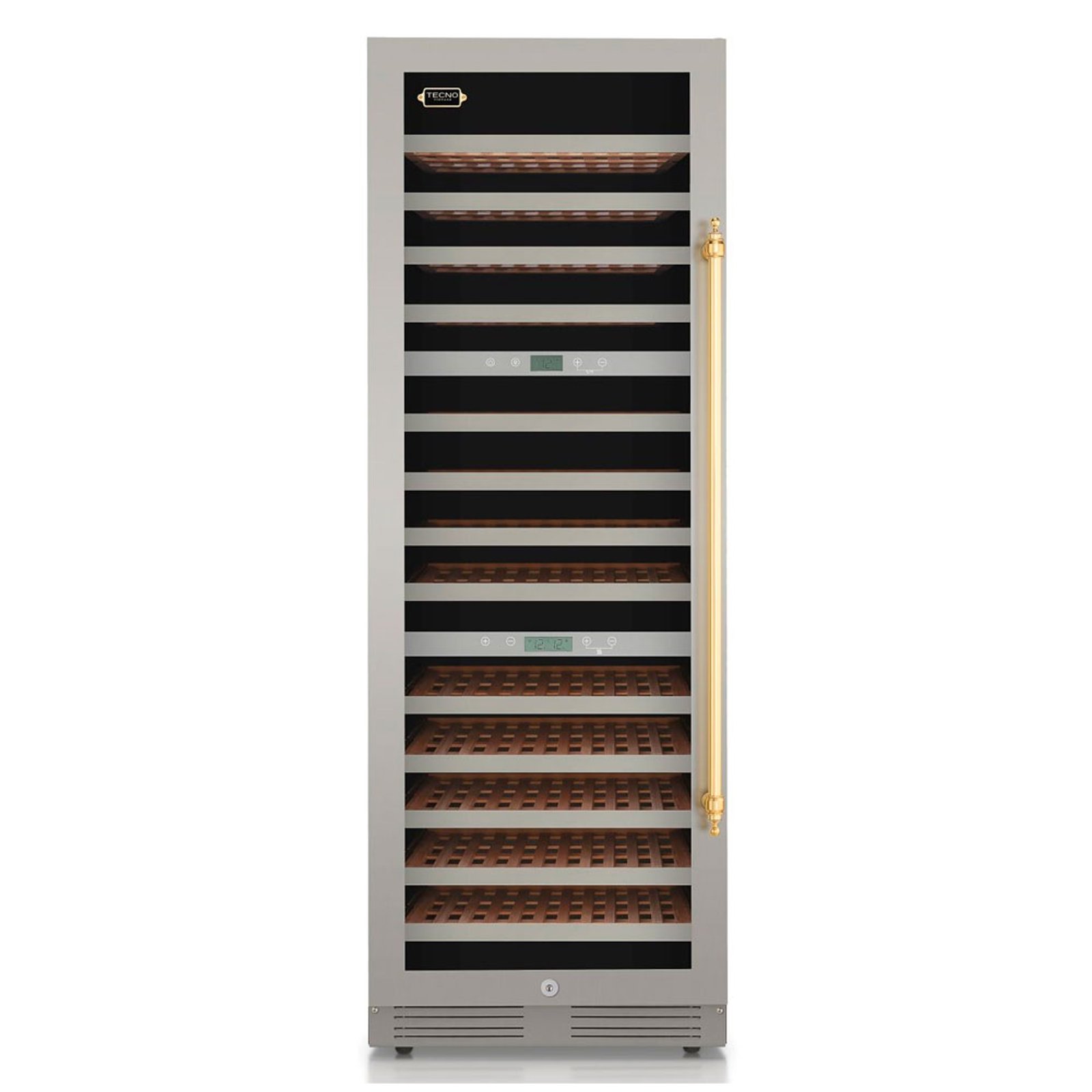 Adega Ge Inox - 141 Garrafas - 220v - Tr43avdev2 Invertida
