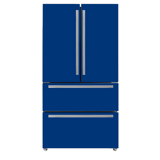 Refrigerador Azul Tecno French Door 545L ICE MAKER  TR54 FXDA 127V