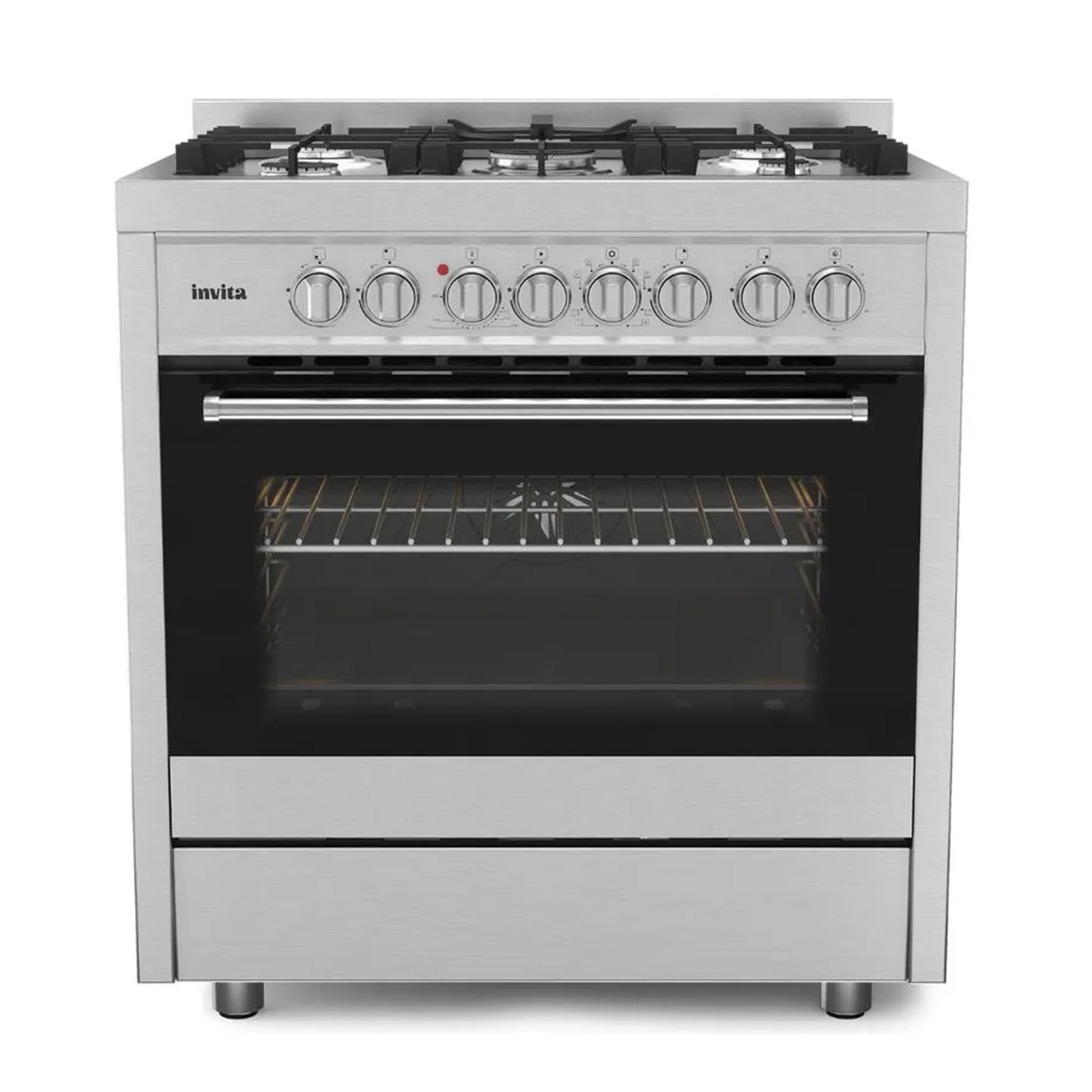 Fogão 5 Bocas Invita Inox - 220v - I-fge-5q-75-xx-2gma