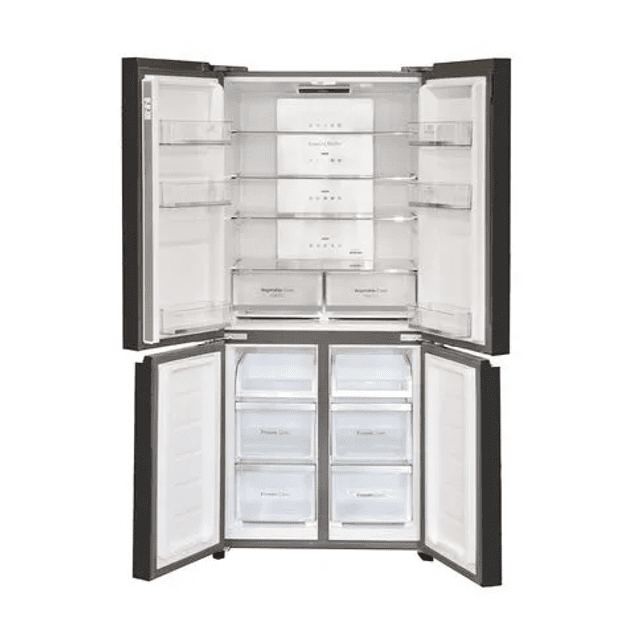 Refrigerador Cuisinart Arkton Multi Door Black 518 Litros Vidro Preto 220V