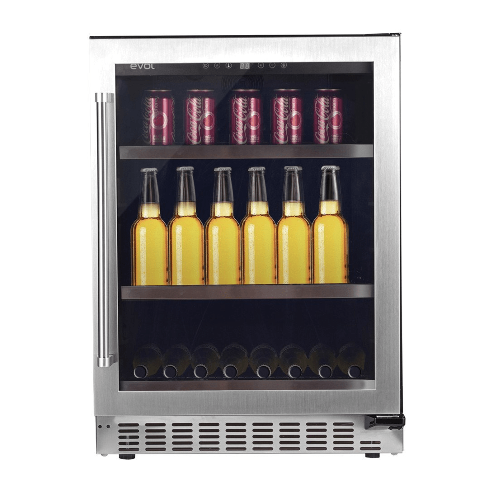 Geladeira/refrigerador 135 Litros 1 Porta Inox - Evol - 220v - Jc-145c127l