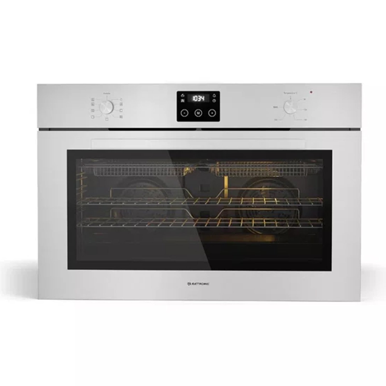 Forno 125l de Embutir Elettromec Inox - Elétrico - Luce - 220v - Fm-el-90-lc-2tna