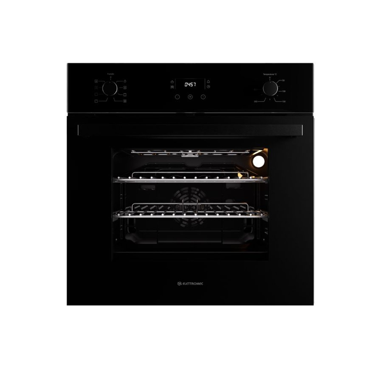 Forno 68l de Embutir Elettromec Preto - Elétrico - 220v - Fm-el-60-vt-2tna