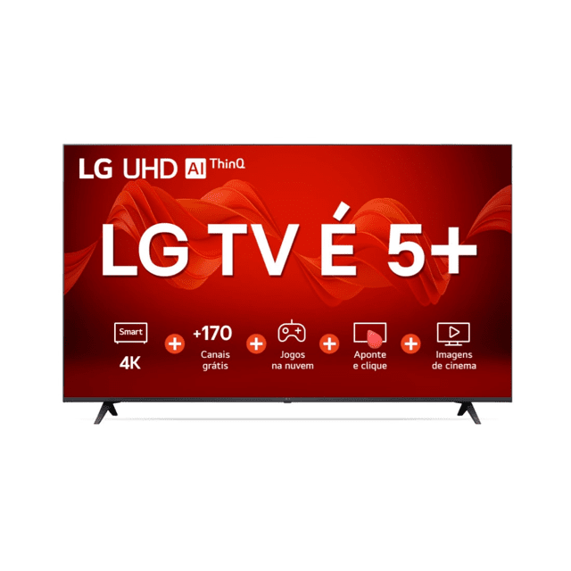 Smart TV LG 86" UHD 4K 86UR8750PSA ThinQ 3 HDMI 2 USB Bivolt