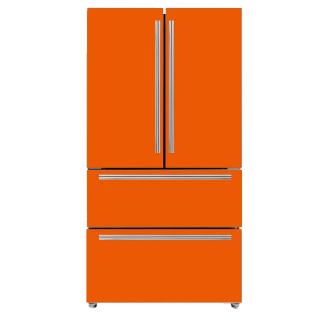 Refrigerador Laranja Tecno French Door 545L ICE MAKER  TR54 FXDA 127V