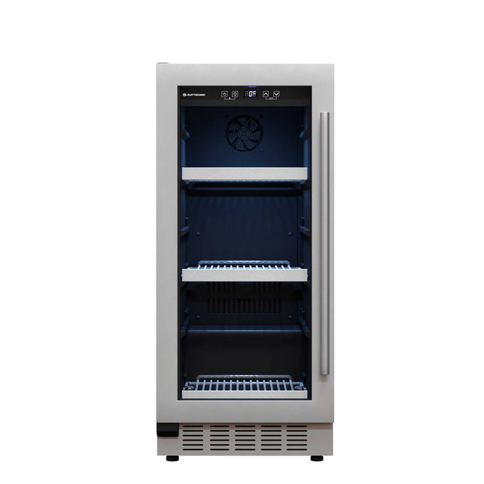 Geladeira/refrigerador 86 Litros 1 Porta Inox - Elettromec - 220v - Fb-bi-86-xv-2atb