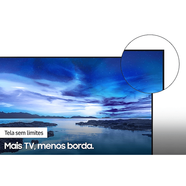 Smart TV 65” Crystal 4K Samsung 65AU7700 Wi-Fi - Bluetooth HDR Alexa Built in 3 HDMI 1 USB