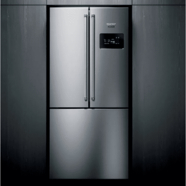Refrigerador Brastemp Gourmand Side Inverse Frost Free 3 Portas 540L BRO81ARANA Inox 127V