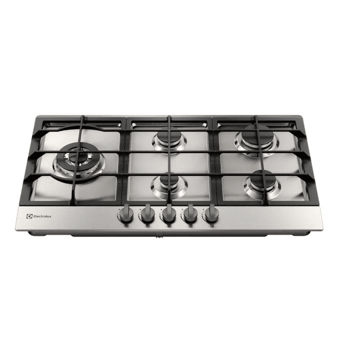 Cooktop 5 Bocas Electrolux à Gás Experience Inox Semi Profissional