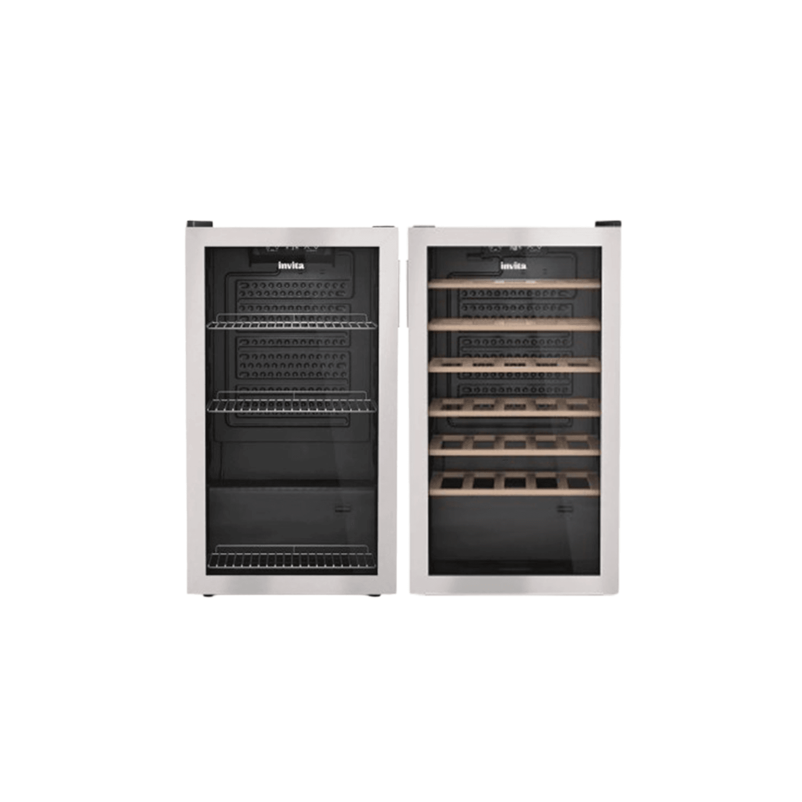 Adega Invita Inox - 34 Garrafas - 220v - I-cv-1fs-34-xv-2ata