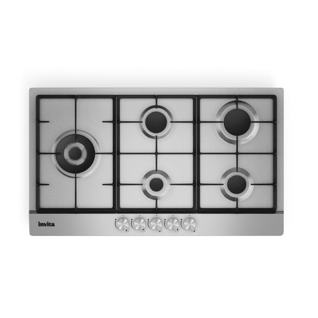 Cooktop a Gás Invita 90cm Inox Bivolt - i-CKG-5Q-90-XX-3TNA