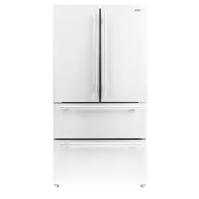 Refrigerador Branco Perolizado Tecno French Door 545L Ice Marker TR54 FXDA 127V