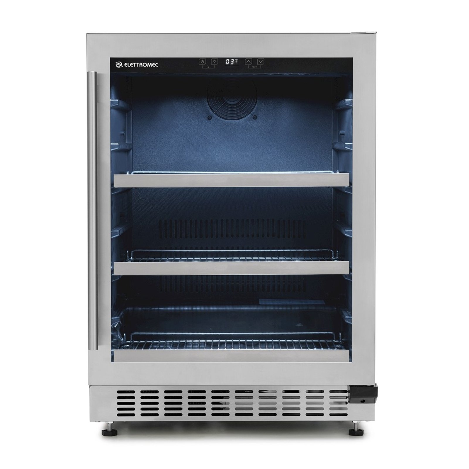 Geladeira/refrigerador 135 Litros 1 Portas Inox - Elettromec - 110v - Fb-bi-135-xv-1atb