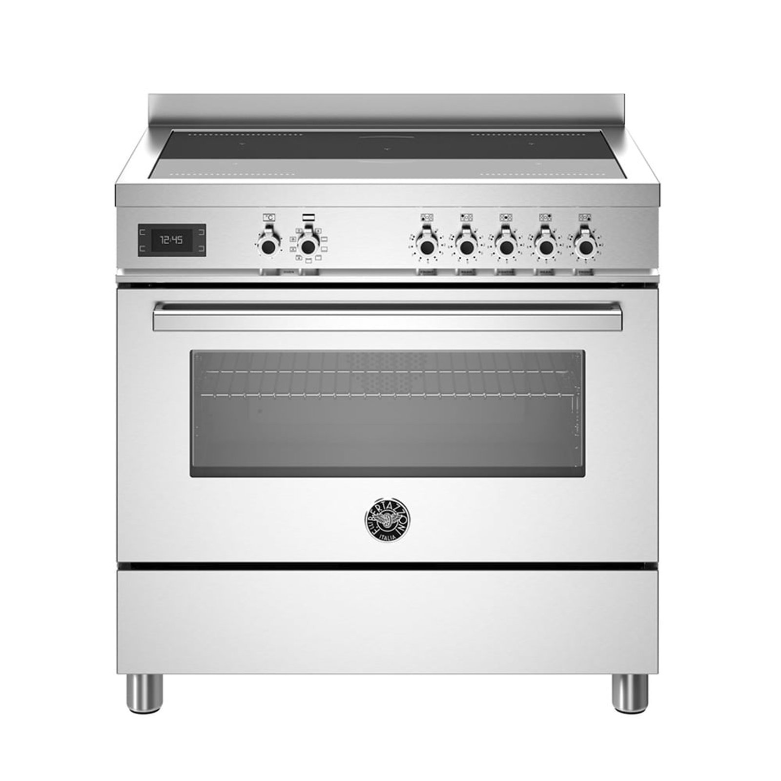 Fogão 5 Bocas Bertazzoni Profissional Indução Inox - 220v - Pro95i1ext