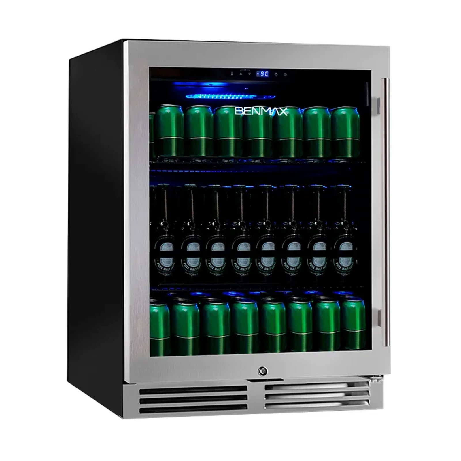 Geladeira/refrigerador 135 Litros 1 Porta Inox - Benmax - 220v - Bec135rla