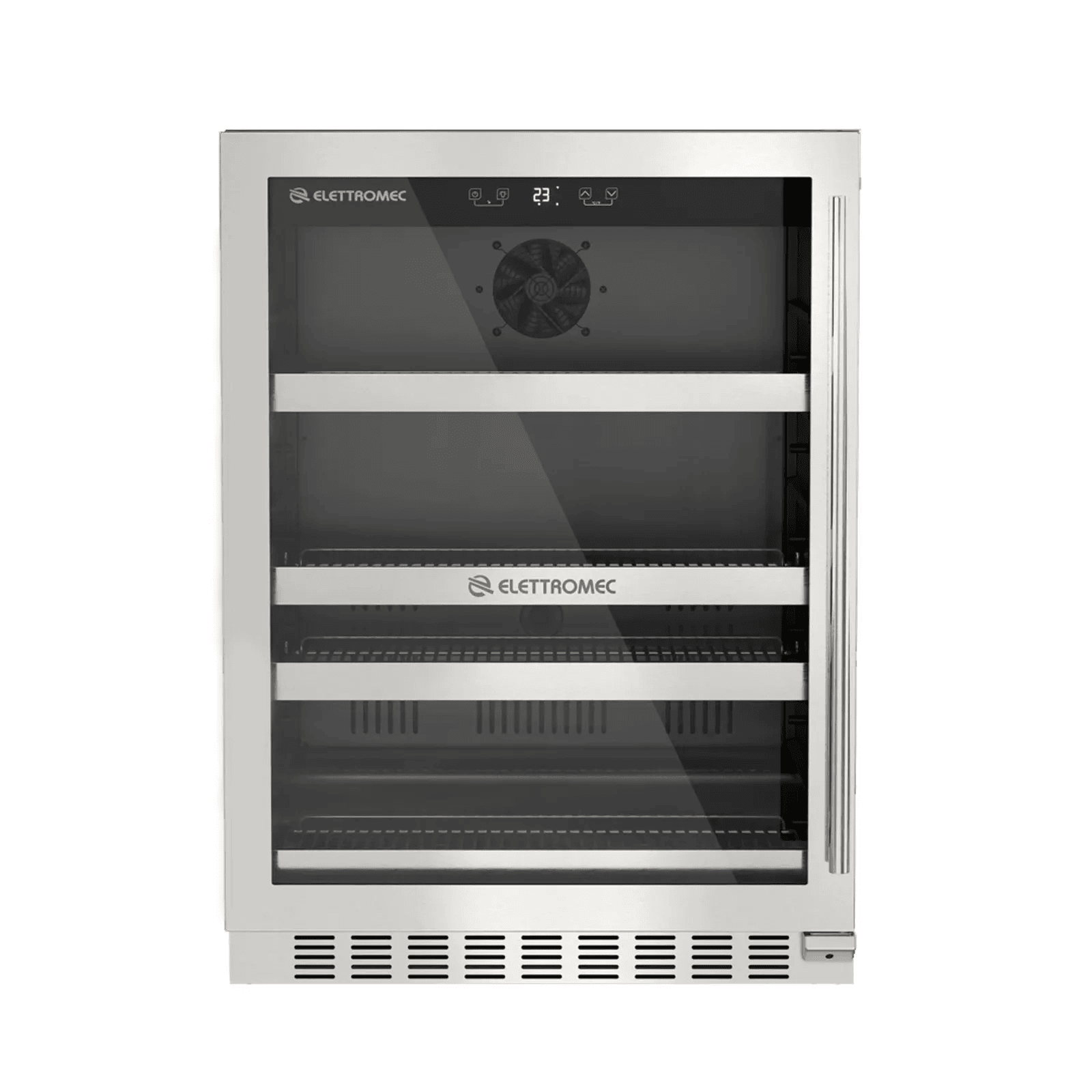 Geladeira/refrigerador 145 Litros 1 Porta Inox Abertura para Esquerda - Elettromec - 220v - Bc-bi-145-xv-2vpb