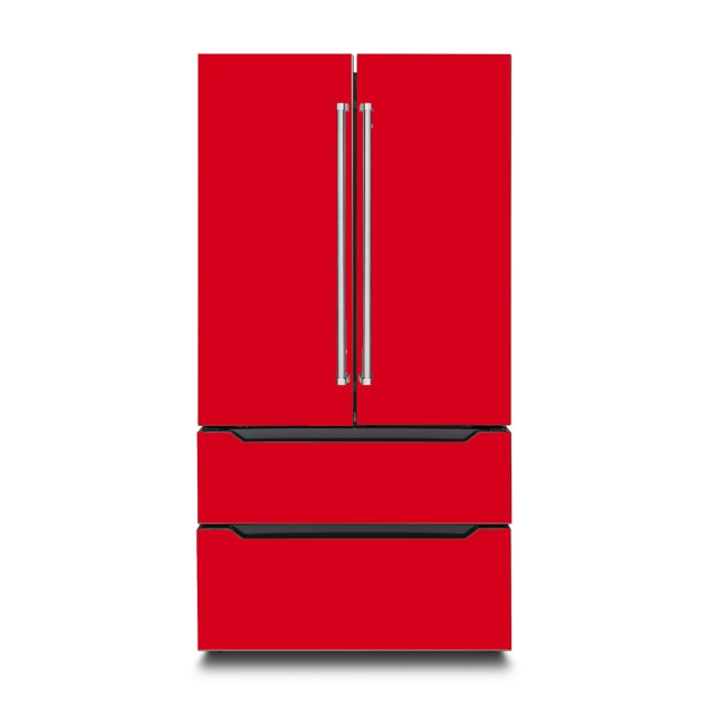 Refrigerador Vermelho Tecno French Door Professional 636L Inverter TR65 FXDA 127V