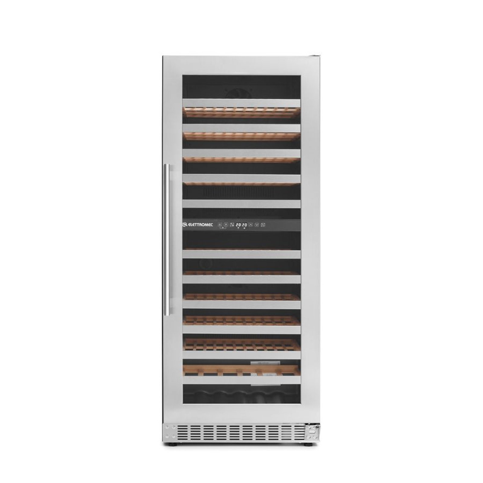 Adega Elettromec Inox - 122 Garrafas - 220v - Cv2bi122xv2atc