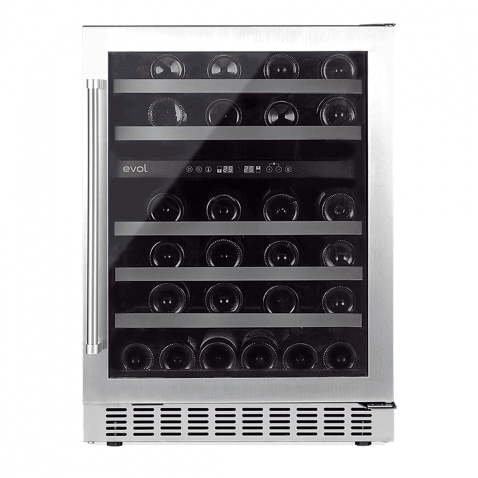 Adega Evol Inox - 46 Garrafas - 110v - Jc-145b127r Invertida