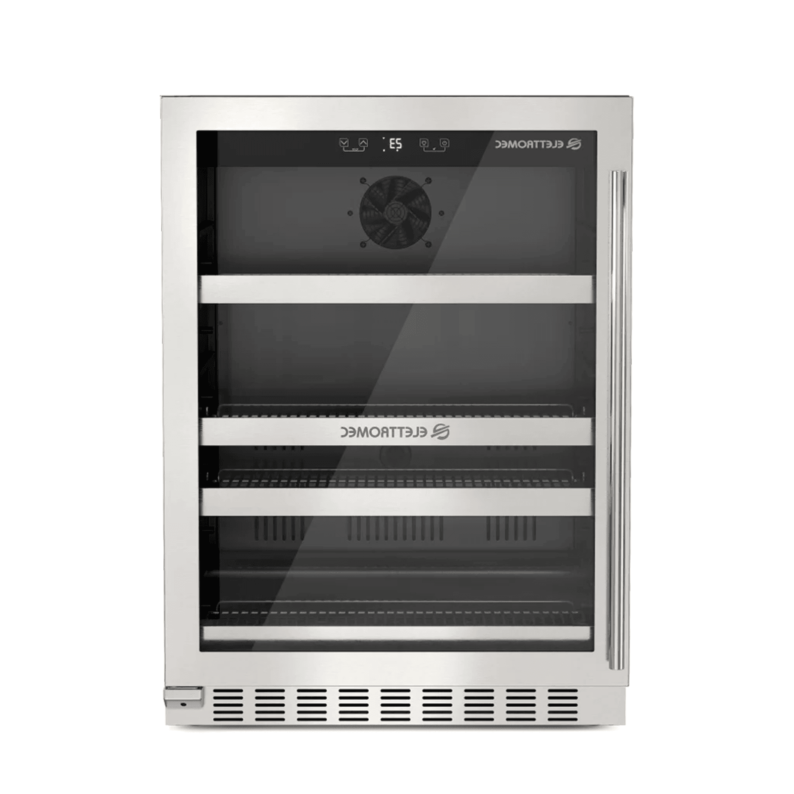 Geladeira/refrigerador 145 Litros 1 Porta Inox Abertura para Esquerda - Elettromec - 220v - Bc-bi-145-xv-2vpb