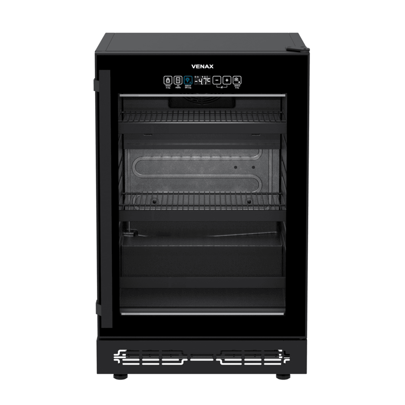 Geladeira/refrigerador 100 Litros 1 Porta Preto Top Light-in Touch - Venax - 110v