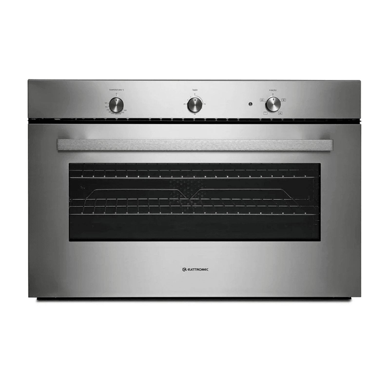 Forno 110l de Embutir Elettromec Inox - Gás - Luce - 220v - Fg-an-90-lc-2sma