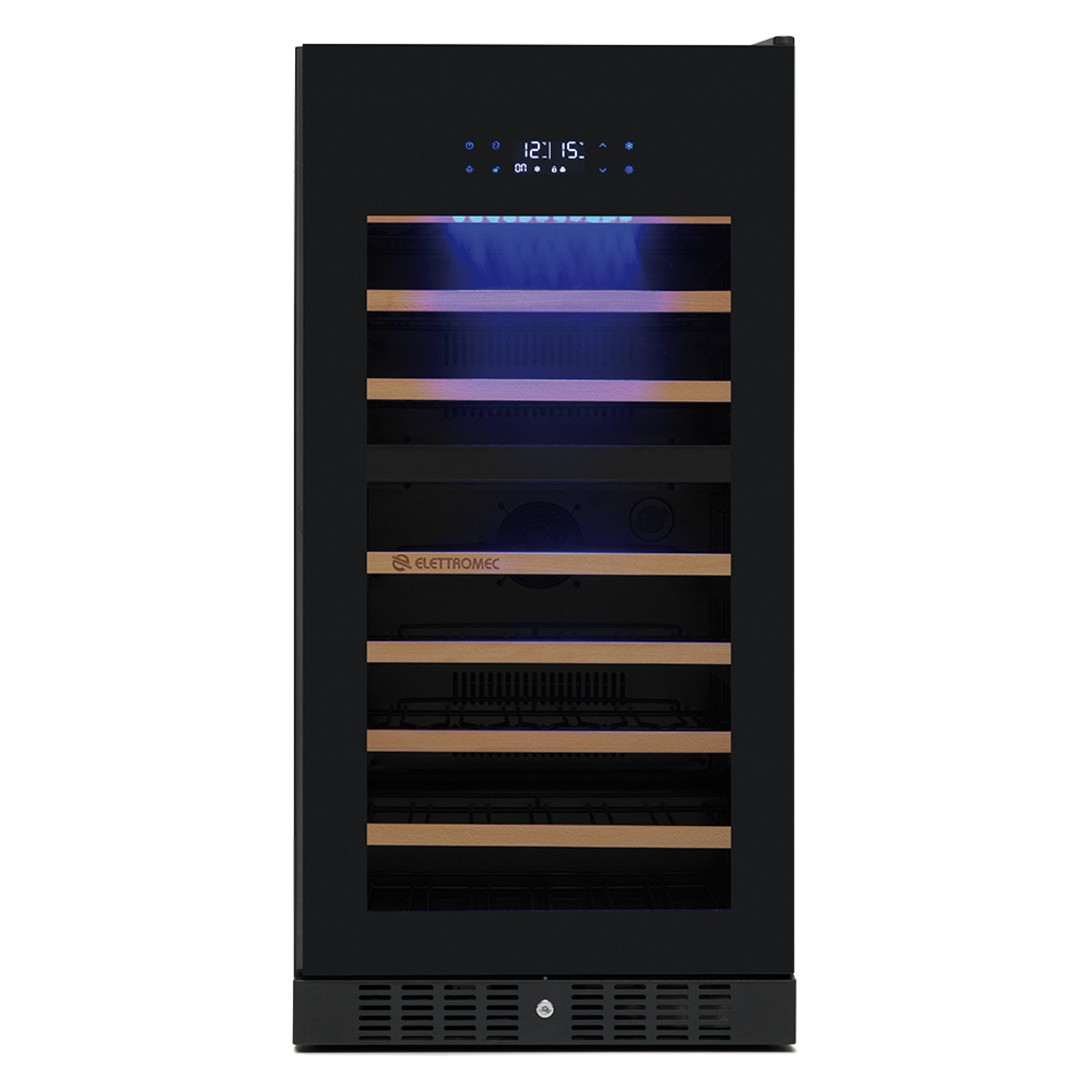 Adega Elettromec Preto - 87 Garrafas - 220v - Cv2bi87vt2vpa
