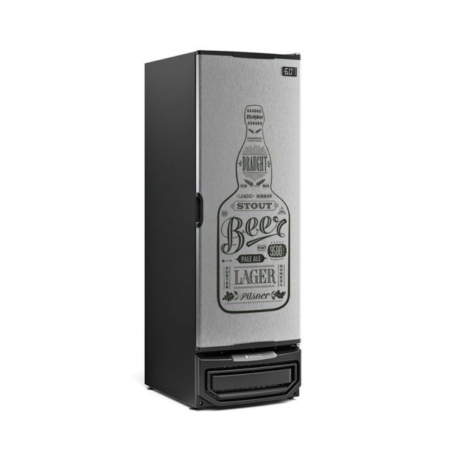Cervejeira Gelopar Frost Free Porta Cega Adesivada 570 Litros Inox 127V