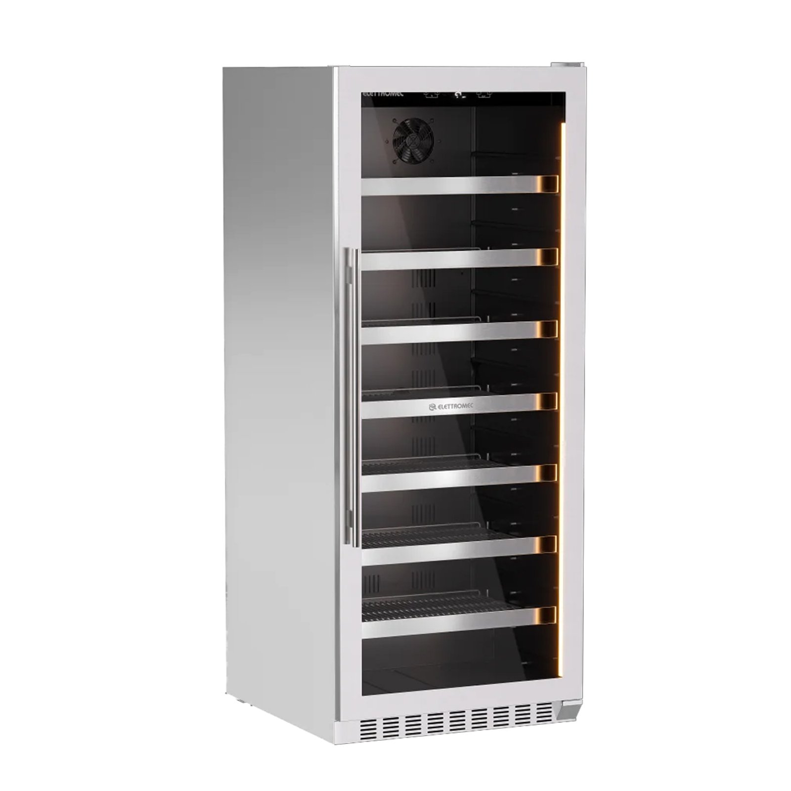 Geladeira/refrigerador 428 Litros 1 Porta Inox Abertura para Direita - Elettromec - 220v - Bc-bi-428-xv-2vpa