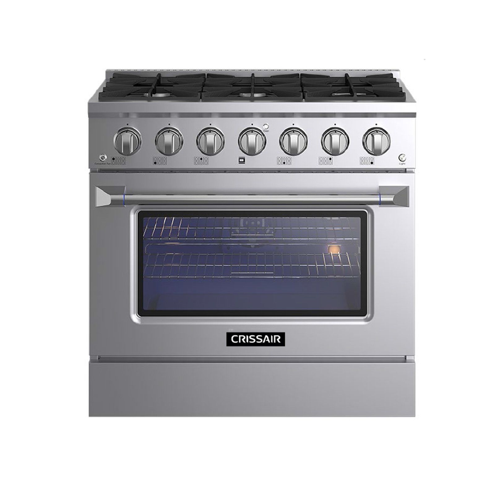 Fogão 6 Bocas Criss Air Freestanding Profissional 90cm Inox - 220v - Austin90