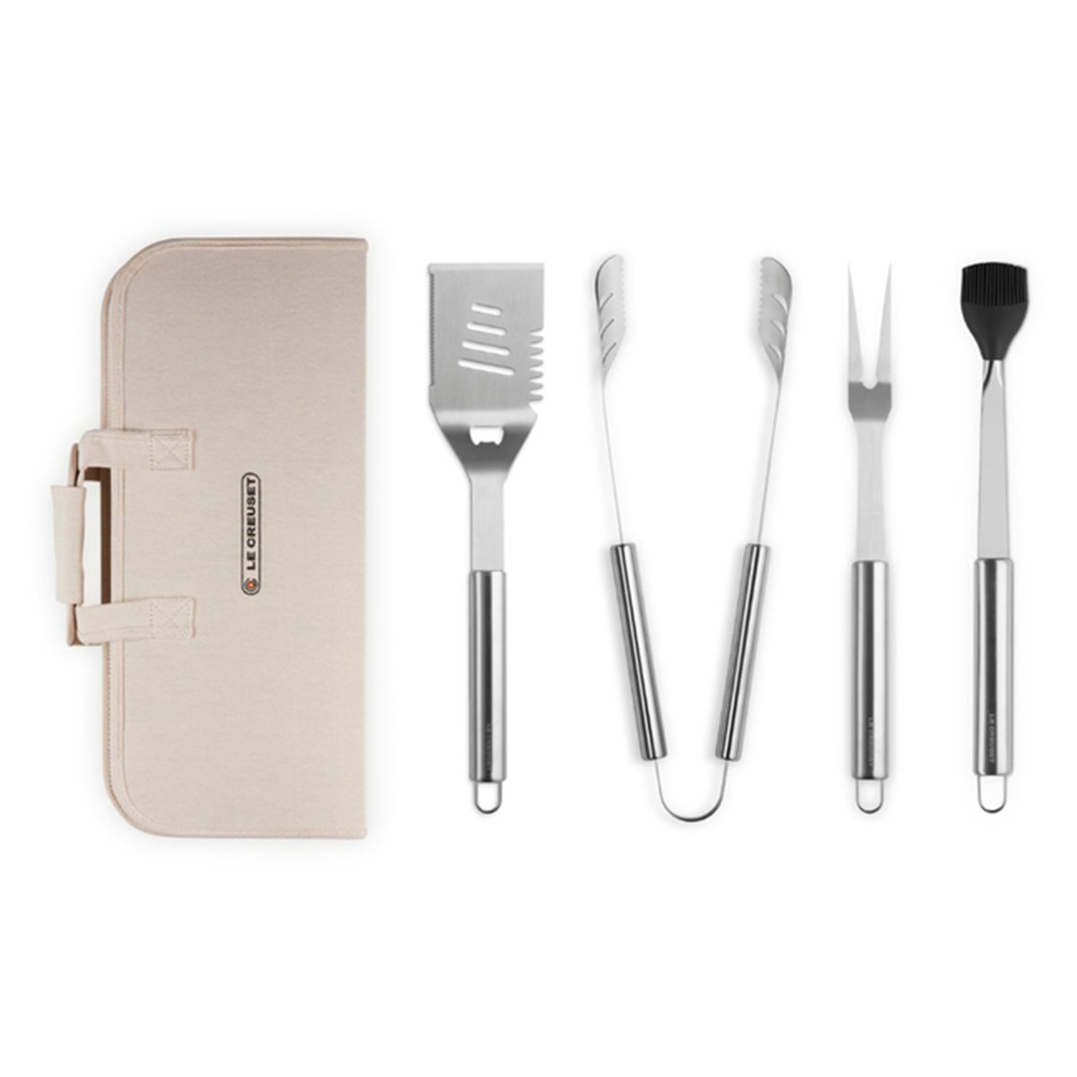 Set 4 Utensílios Le Creuset Alpine Inox Black Onyx - 17.21.0108770