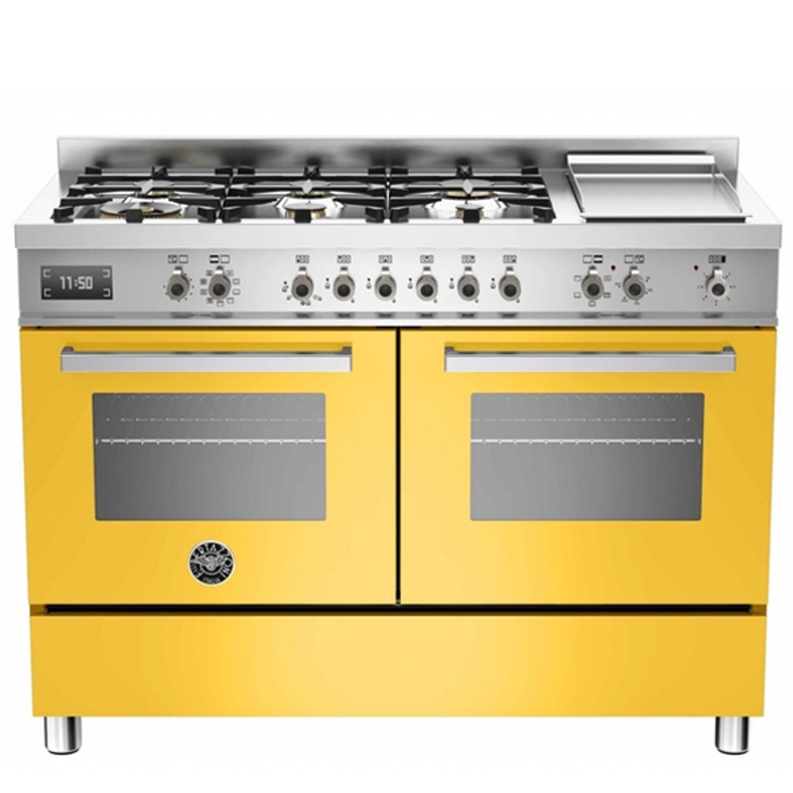 Fogão 6 Bocas Bertazzoni Professional Amarelo - 220v - Pro126g2egit