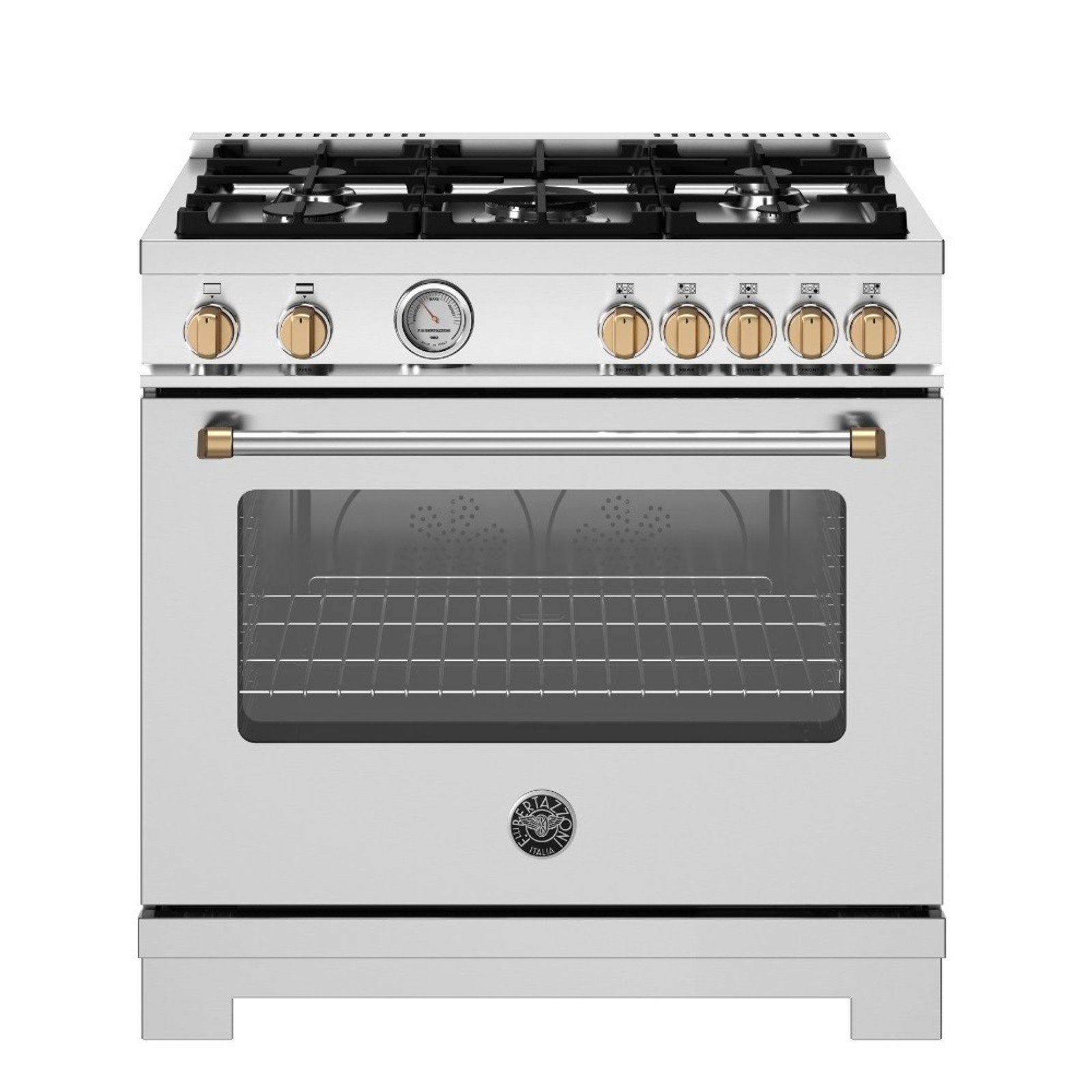 Fogão 5 Bocas Bertazzoni Master Inox - 110v - Mas365gasxvlp