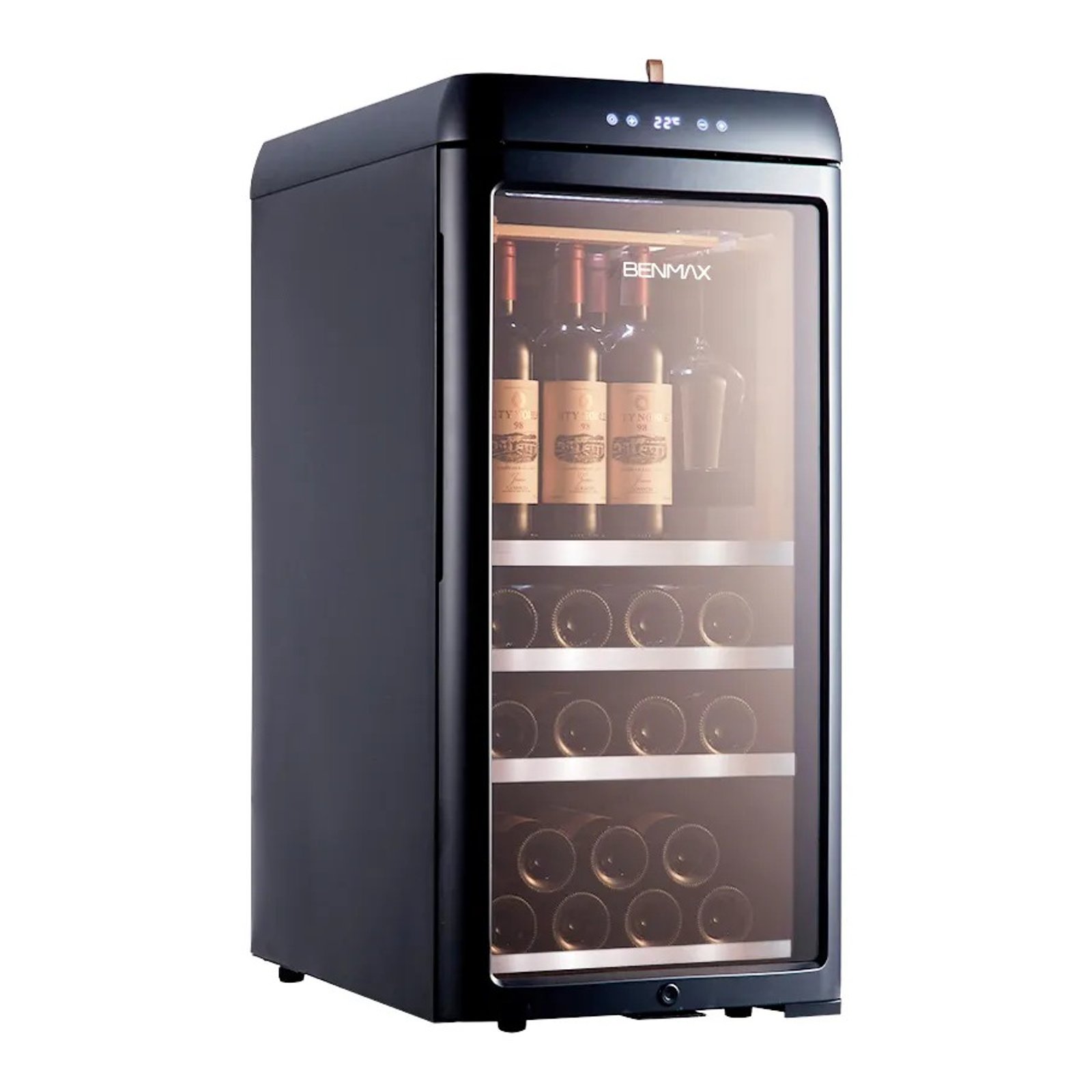 Adega Benmax Preto - 30 Garrafas - 110v - Bac30
