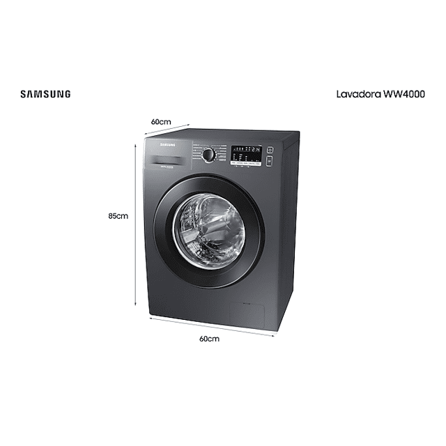 Lavadora Samsung WW4000 Digital Inverter WW11J4473PX 11kg Inox 220V