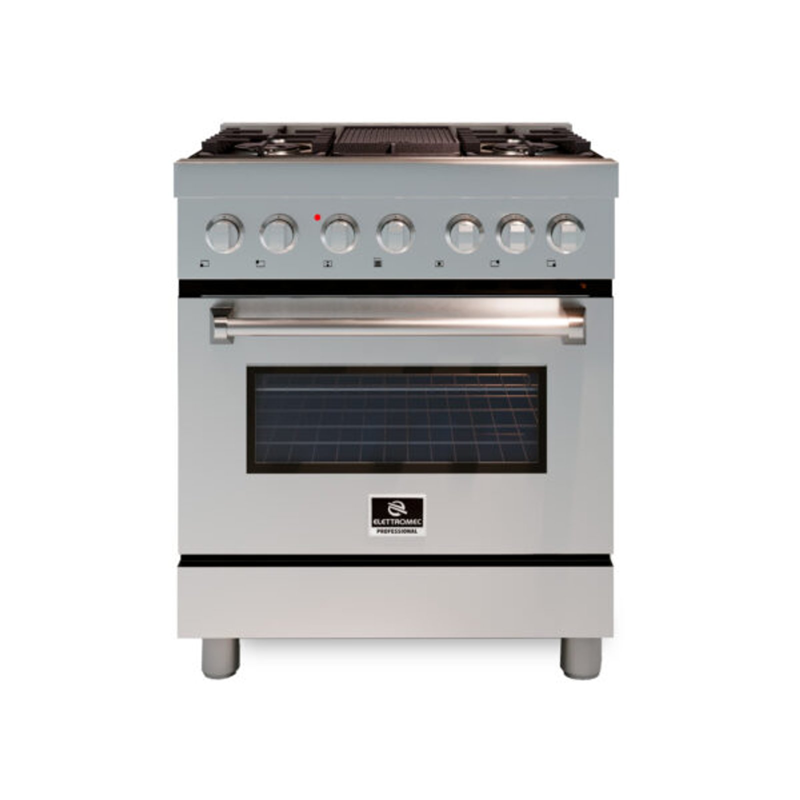 Fogão 5 Bocas Elettromec Professional 75cm Inox - 220v - Fge-5q-75-xp-2gma