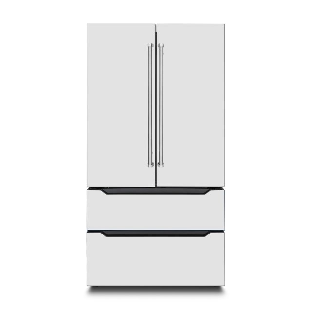 Refrigerador Branco Perolizado Tecno French Door Professional 636L Inverter TR65 FXDA 127V