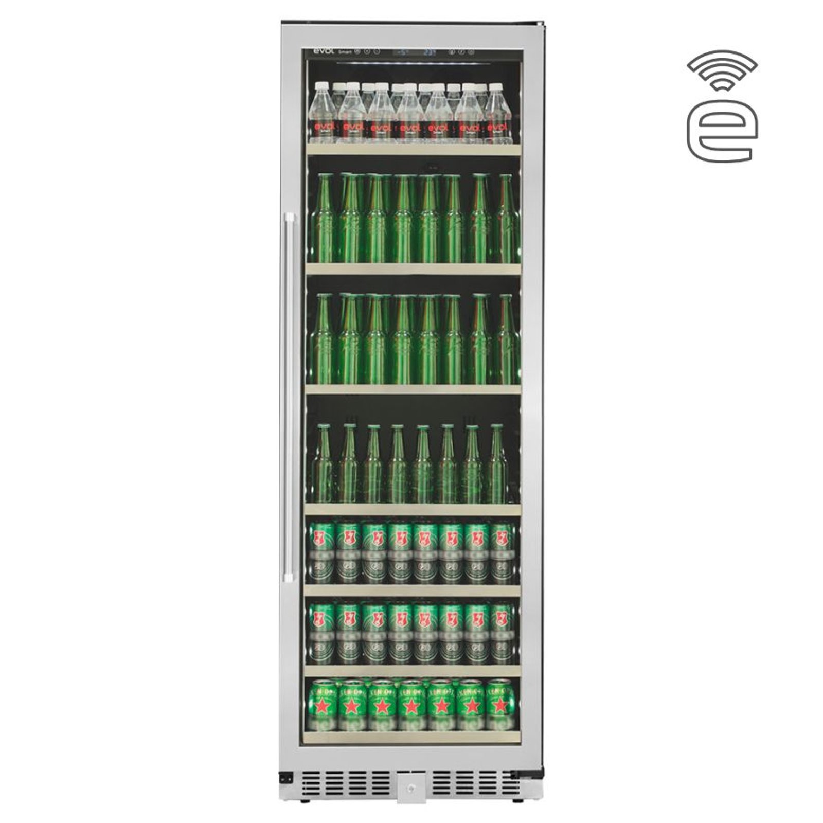 Geladeira/refrigerador 425 Litros 1 Porta Inox - Evol - 220v - Jc-425c220l