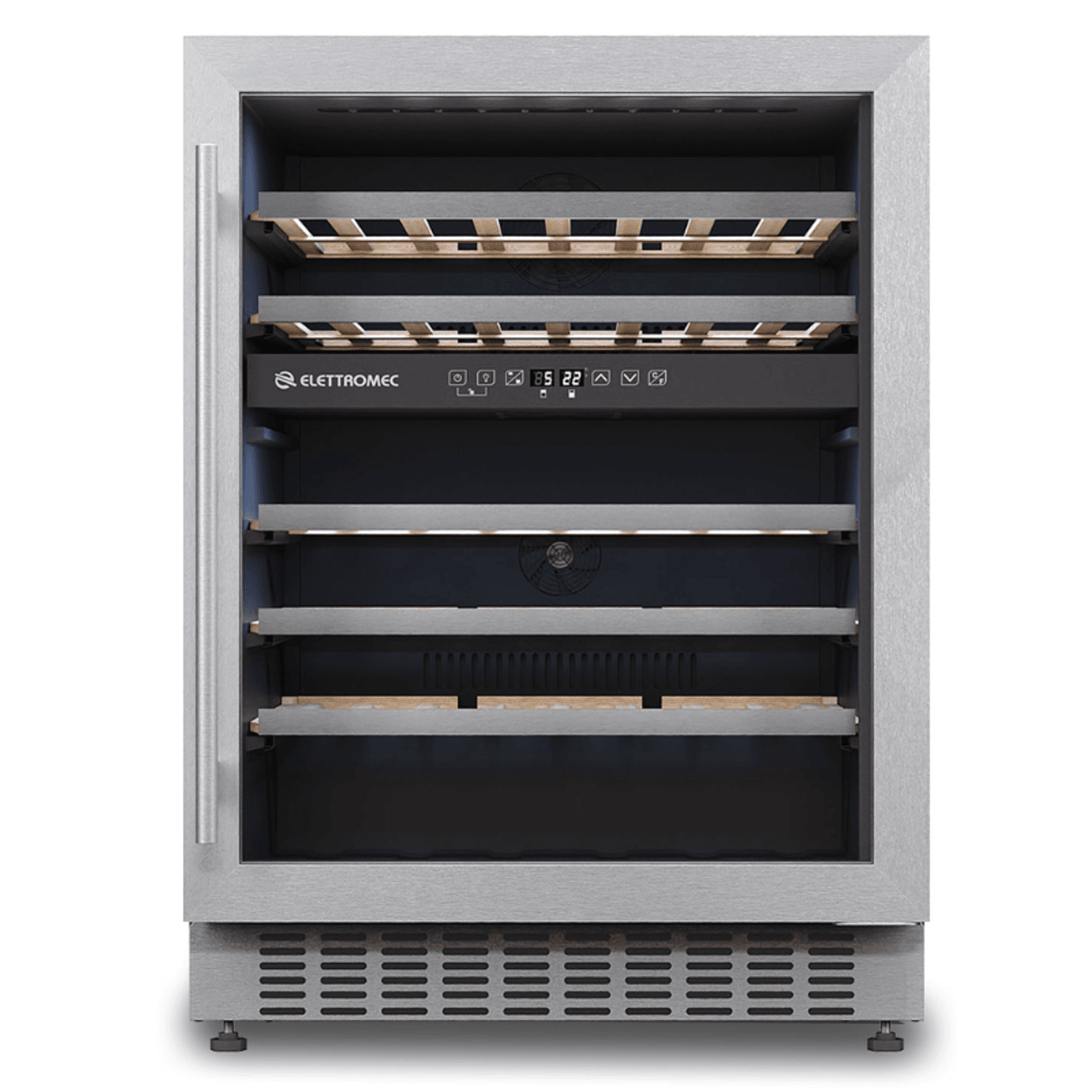 Adega Elettromec Inox - 45 Garrafas - 110v - Cv2bi45xv1atc