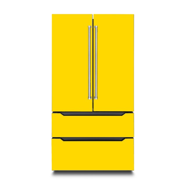 Refrigerador Amarelo Tecno French Door Professional 636L Inverter TR65 FXDA 127V