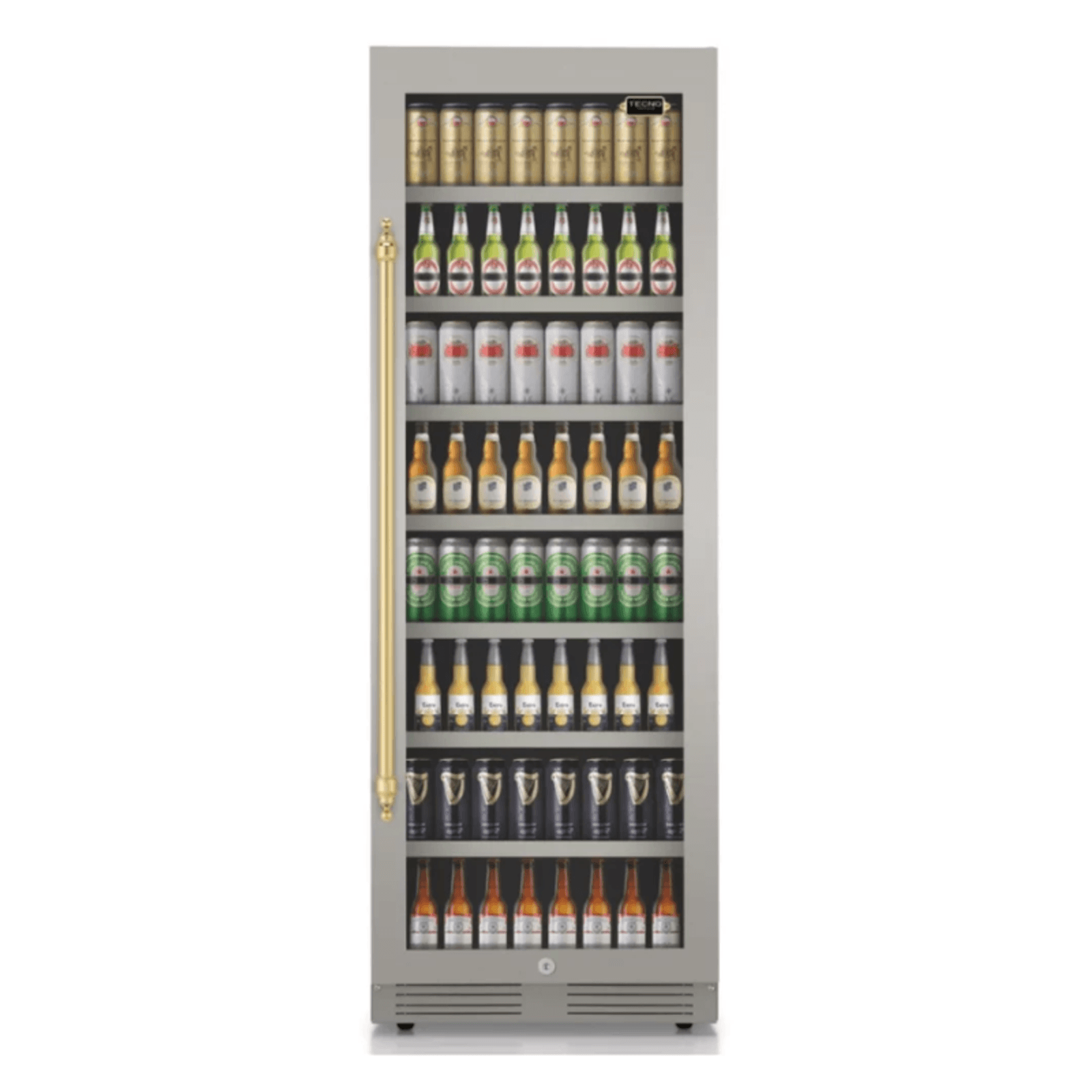 Geladeira/refrigerador 433 Litros 1 Porta Inox Vintage - Tecno - 220v - Tr43cvdbv2