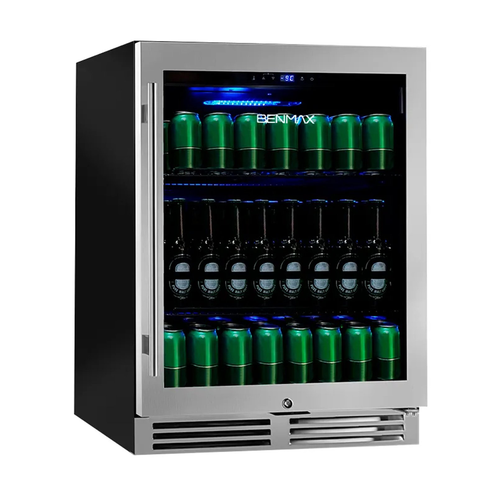 Geladeira/refrigerador 135 Litros 1 Porta Inox - Benmax - 220v - Bec135lra