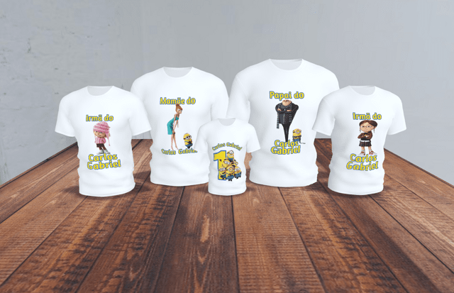 Camisetas personalizadas para familia de 5 hotsell