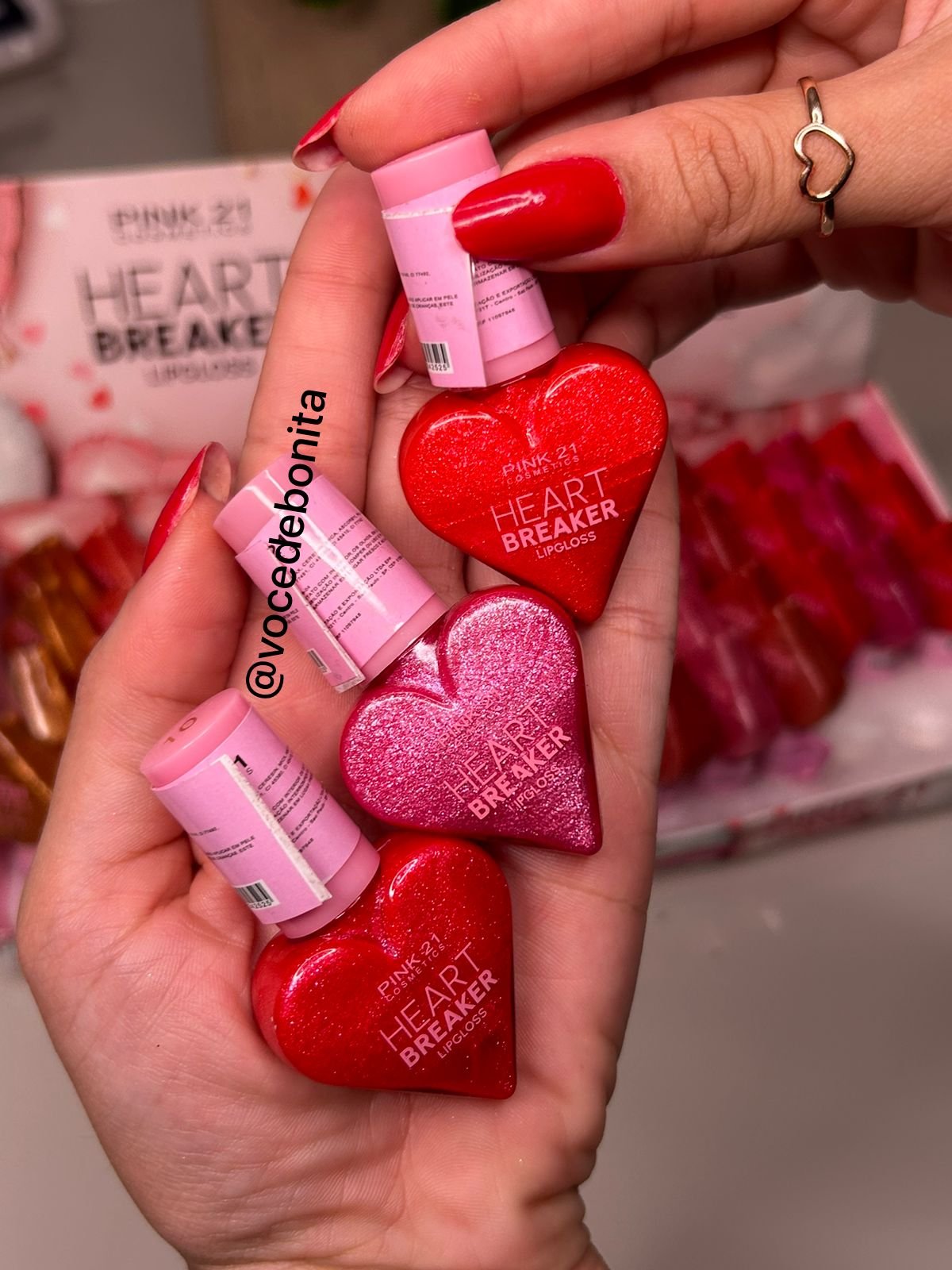 Lip Gloss Heart Breaker - Pink21